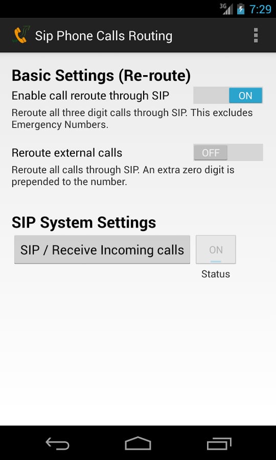 SIP Phone Calls Routing截图3