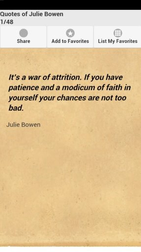 Quotes of Julie Bowen截图2