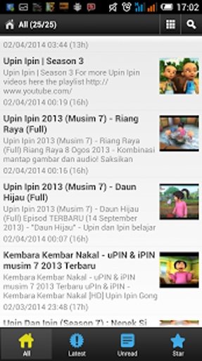 Video Upin Ipin Terbaru截图4