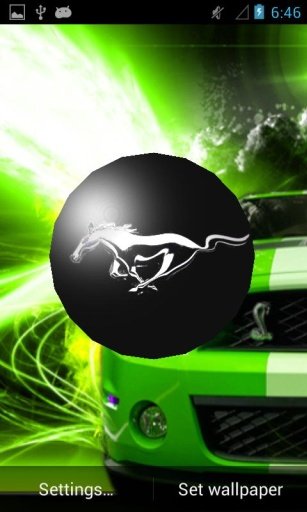 Mustang 3D Live Wallpaper截图3