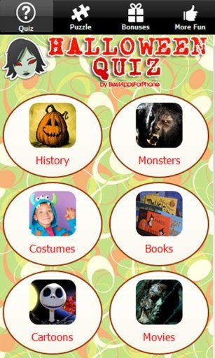 Halloween Trivia Game Fun Quiz截图1