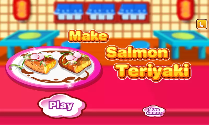 Salmon Teriyaki Cooking Games截图1