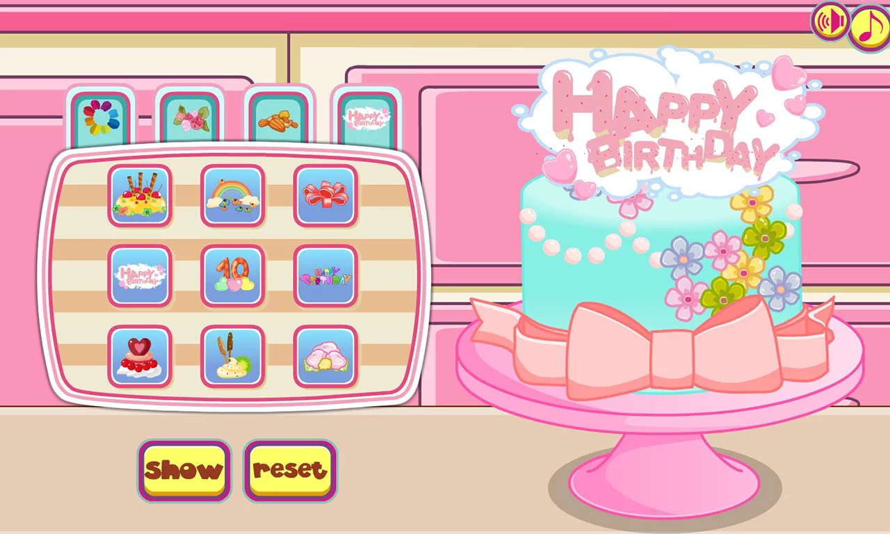 Birthday cake cooking截图5