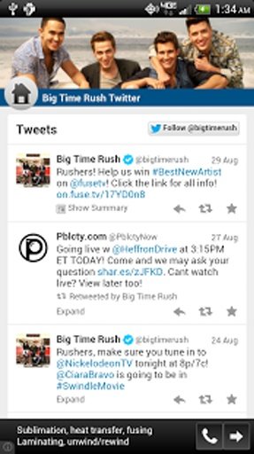 Big Time Rush FanFront截图3