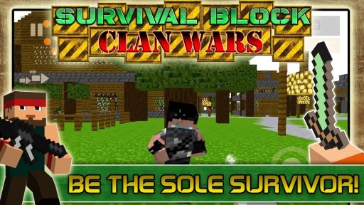 Survival Block Clan Wars截图1