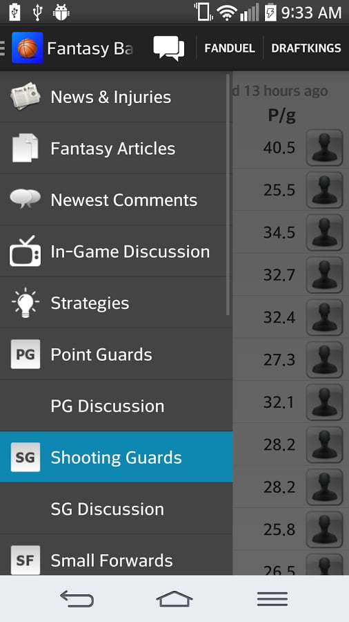 Daily Fantasy Basketball Help截图6