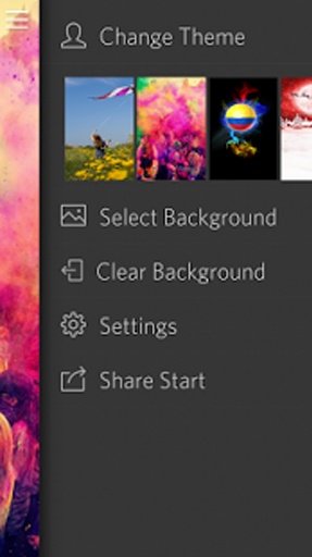 Colors of Holi - Start Theme截图2