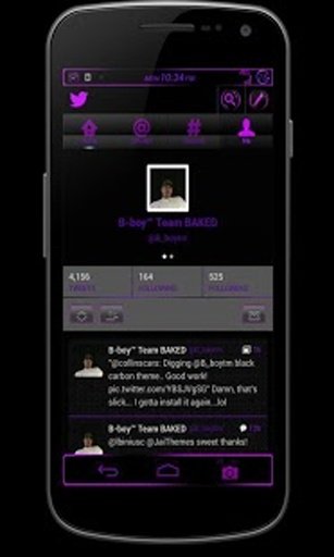 CM10 JB Theme: GRAPE APE截图2