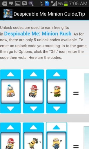 Despicable Me Minion Guide,Tip截图3