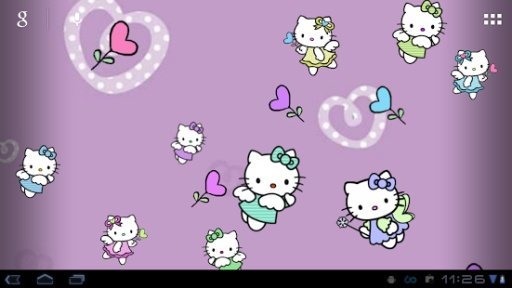 Hello Kitty Angel Live Wallpaper截图1