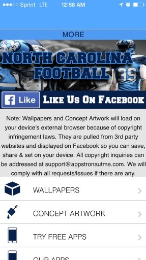 North Carolina Football STREAM截图3