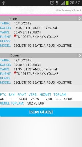 Uçak Bileti Sariçamlar Turizm截图4