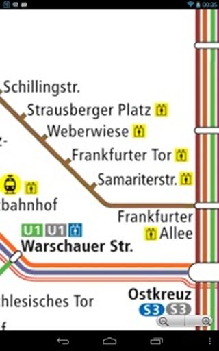 柏林地铁（U-Bahn）的地图截图8