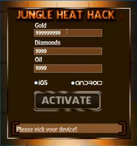 Jungle Heat Hack Tool截图1