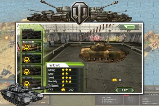 Tank World War II 3D 2014截图1