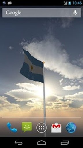 Real Argentina Flag Free截图3