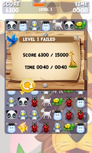 Power Zoo Crush : Matching Game截图1