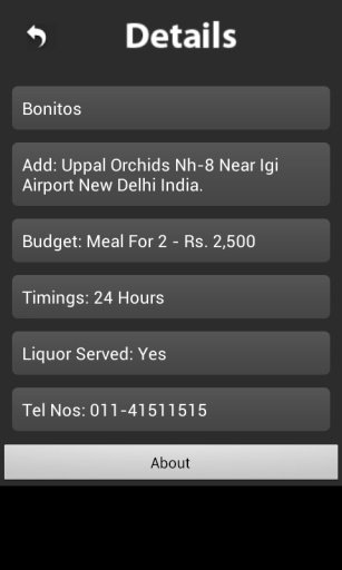 Delhi Night Restaurants FInder截图2