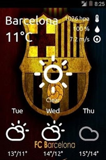 Barcelona FCB Weather截图6