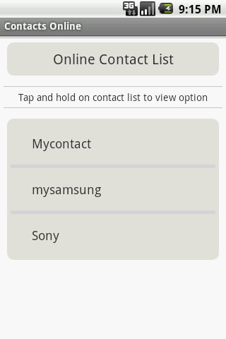 Contacts Online截图5