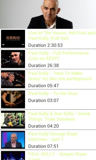 PAUL KELLY MUSIC TUBE HD截图4