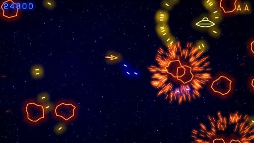 Neon Blast - Asteroid Shooter截图5