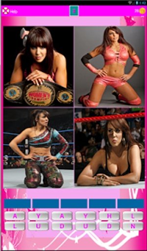 Wrestling Diva Guess Game截图5