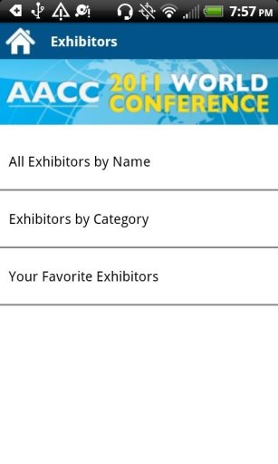 AACC 2011 World Conference截图2