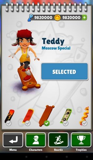 Subway Surfer Cheats Moscow截图6