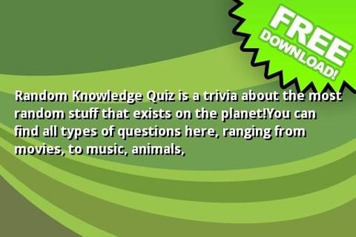 Random Knowledge Quiz截图1