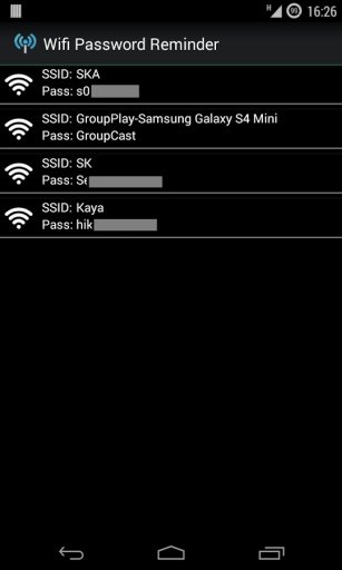Wifi Password Reminder截图1