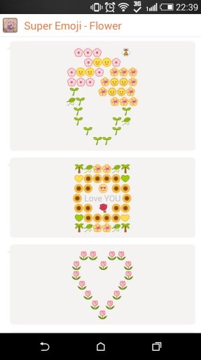 Flowers Super Emoji截图2