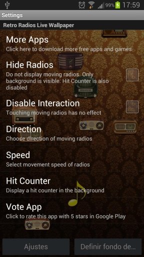 Antique Radios Live Wallpaper截图2