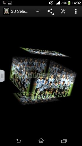 3D Argentina Football LWP截图4