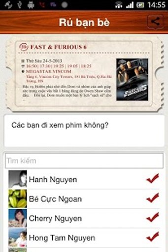 vCinema – Lịch Phim Chiếu Rạp截图7