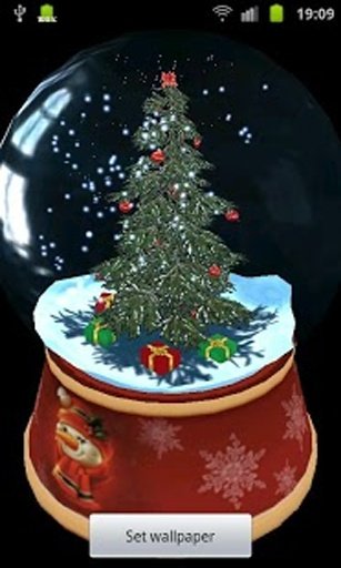 Snow Globe 3D Live Wallpaper截图6