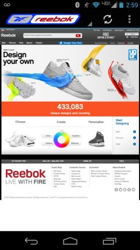 Reebok Outlet Pro截图2