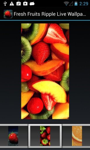 Fresh Fruits Ripple LWP截图1