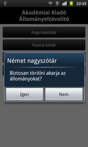 Akad&eacute;miai Kiad&oacute; Uninstaller截图1