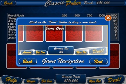 Classic Poker截图3