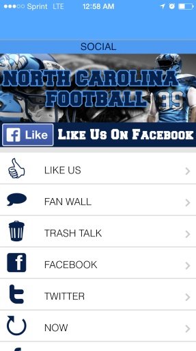 North Carolina Football STREAM截图4