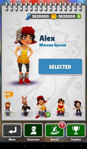 Subway Surfer Cheats Moscow截图2