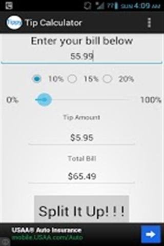 小费计算器 Tippy (Fancy Tip Calculator)截图4