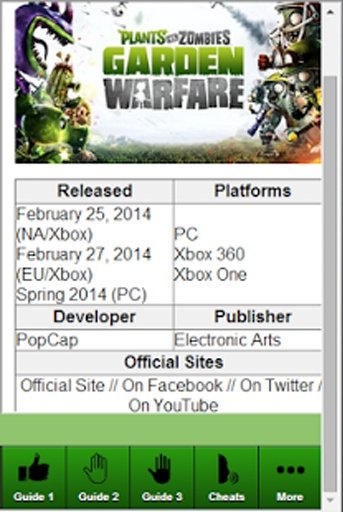 PVZ Garden Warfare Help截图2