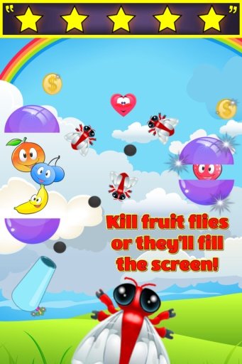 Fruit Catch - Rainbow Fun Game截图3