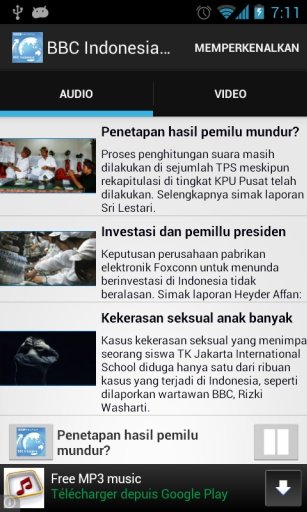 BBC Indonesia Audio/Video截图2