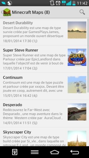 Maps Minecraft en Fran&ccedil;ais截图1