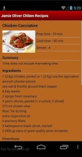 Jamie Oliver Chicken Recipes截图2