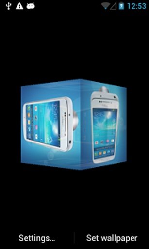 Smart SamsungS4 Zoom Cube LWP HD截图9