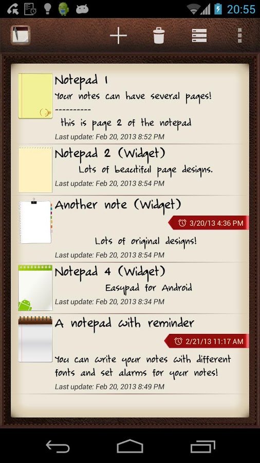 Easypad (widget notepad)截图6